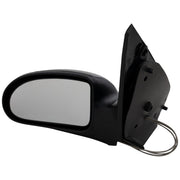 DURAFORCE Manual Remote Mirror For 2003-2007 Ford Focus Front Driver Side Textured Black