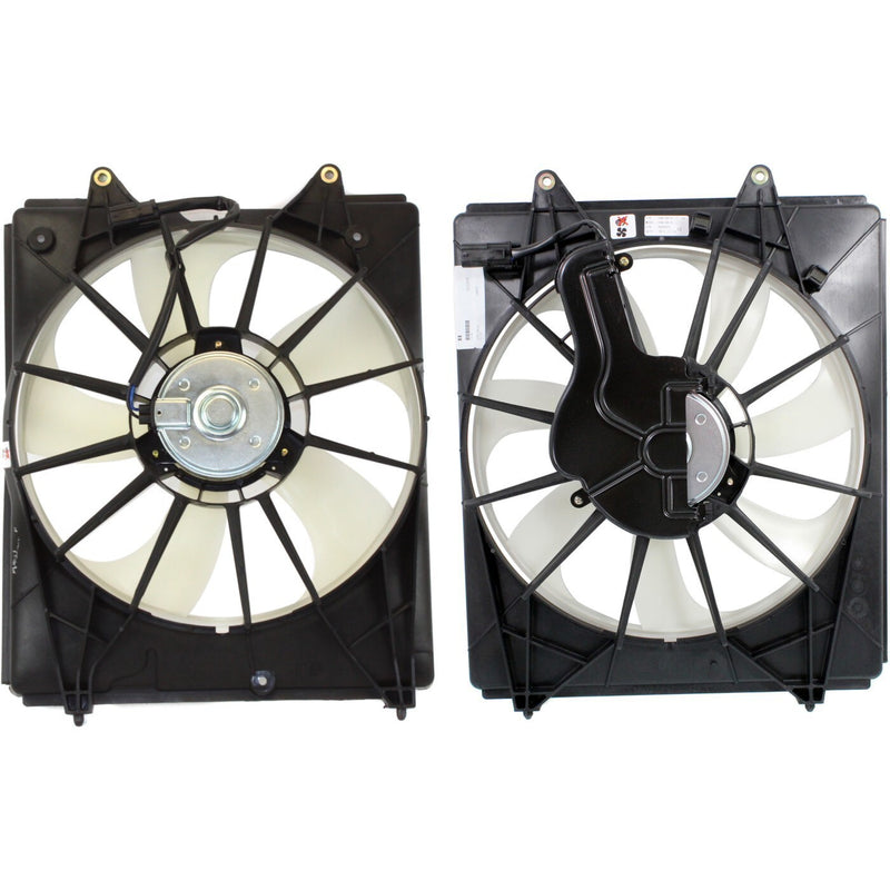 DURAFORCE Radiator Cooling Fan Set For 2011-2016 Honda Odyssey with AC Condenser Fan