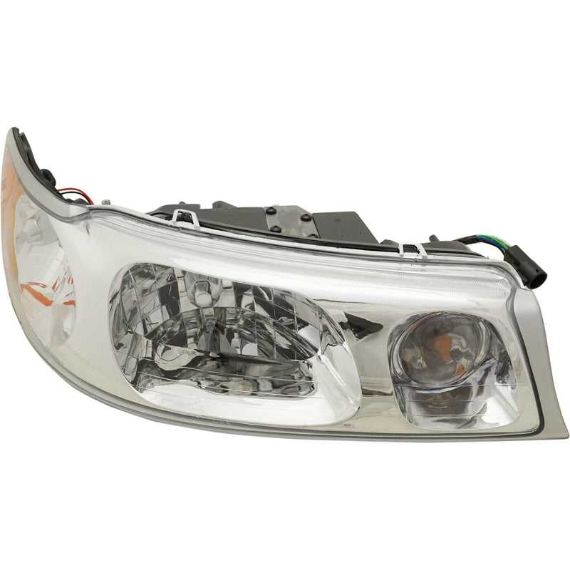 DURAFORCE Headlight Set For 1998-2002 Lincoln Town Car Left and Right Headlamp With Bulb