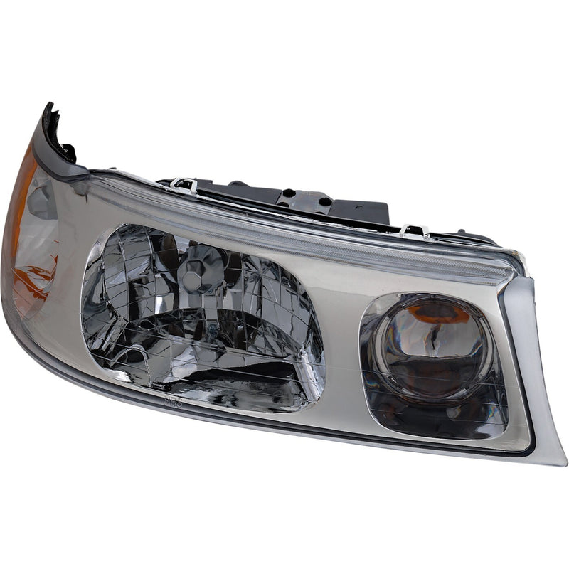 DURAFORCE Headlight Set For 1998-2002 Lincoln Town Car Left and Right Headlamp With Bulb