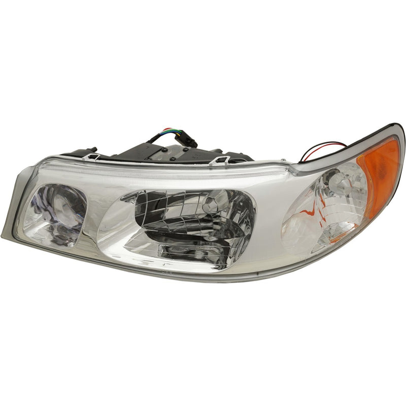 DURAFORCE Headlight Set For 1998-2002 Lincoln Town Car Left and Right Headlamp With Bulb