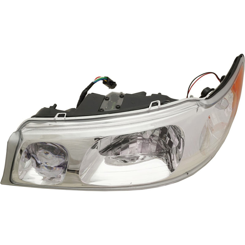 DURAFORCE Headlight Set For 1998-2002 Lincoln Town Car Left and Right Headlamp With Bulb