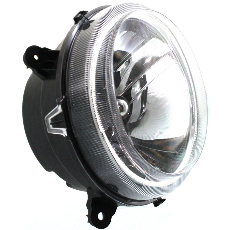 DURAFORCE Driver and Passenger Side Headlights For Jeep Patriot 2007-2017 Halogen w/ Bulbs