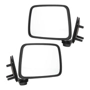 DURAFORCE Chrome Manual Side View Mirrors Pair Set for Pathfinder D21 Hardbody Pickup