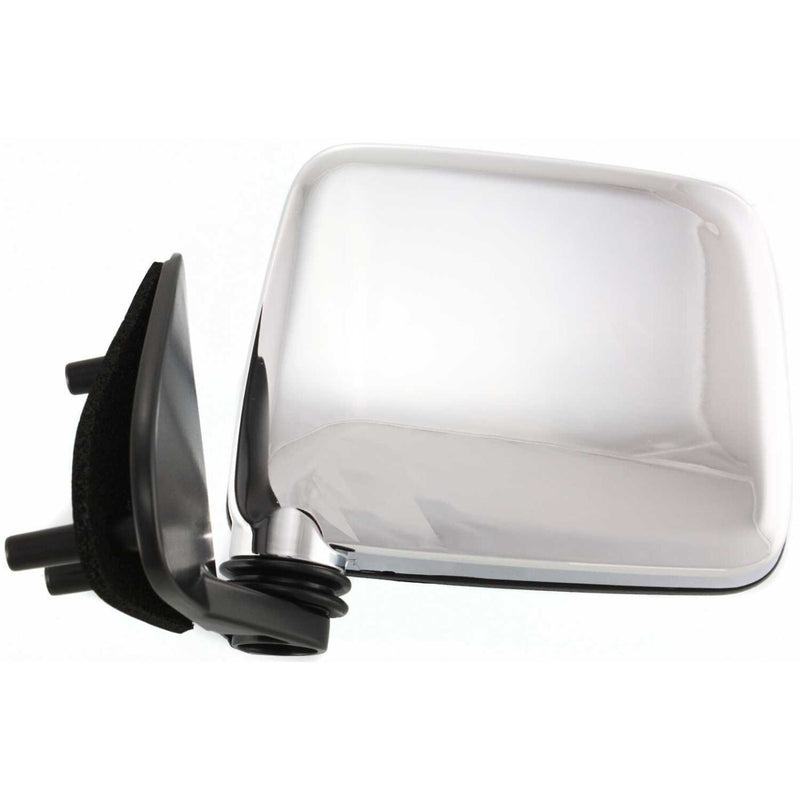 DURAFORCE Chrome Manual Side View Mirrors Pair Set for Pathfinder D21 Hardbody Pickup