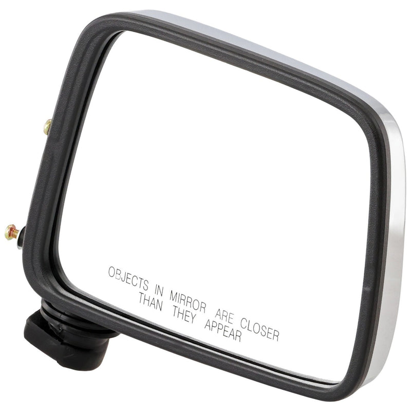 DURAFORCE Chrome Manual Side View Mirrors Pair Set for Pathfinder D21 Hardbody Pickup