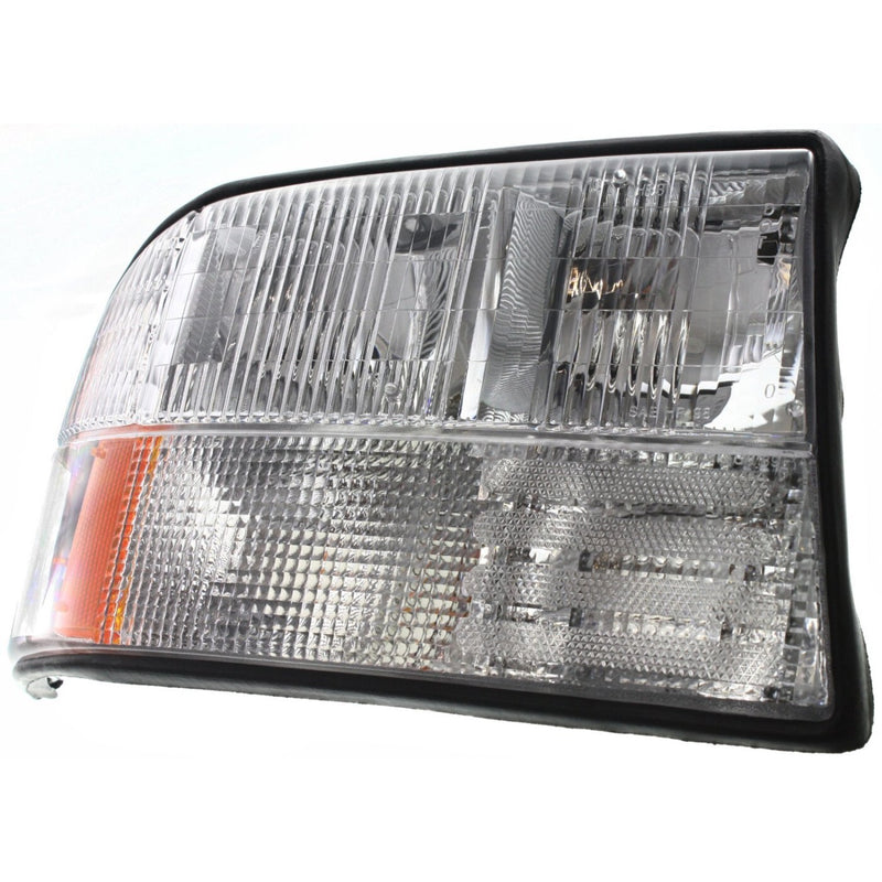 DURAFORCE Driver and Passenger Side Headlights For GMC Sonoma 1998-2004 Halogen w/ Bulb/s