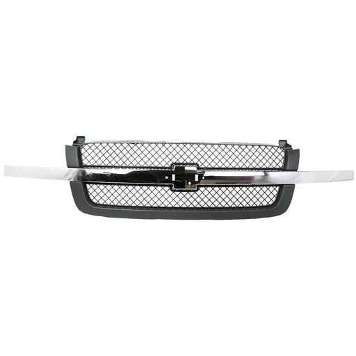 DURAFORCE Grille Assembly For 03-06 Chevrolet Silverado 1500 Avalanche 1500 Textured Gray