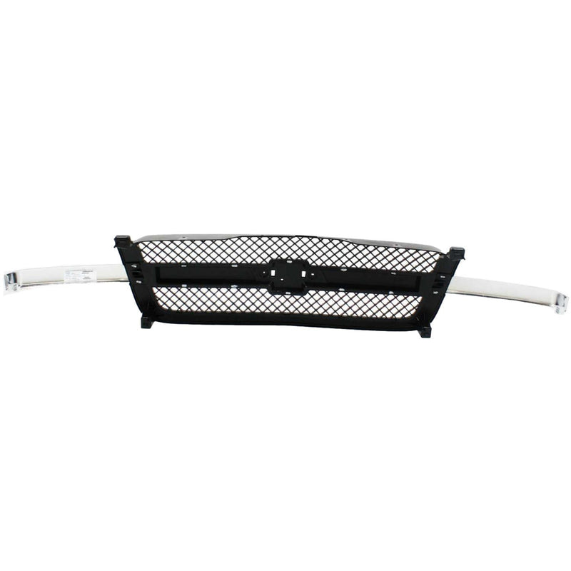 DURAFORCE Grille Assembly For 03-06 Chevrolet Silverado 1500 Avalanche 1500 Textured Gray