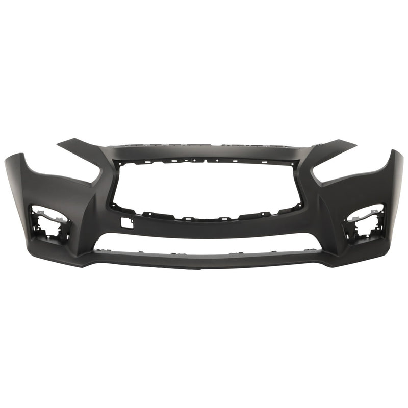DURAFORCE New Bumper Cover Fascia Front for Infiniti Q50 2014-2017 IN1000258 620224HD0H