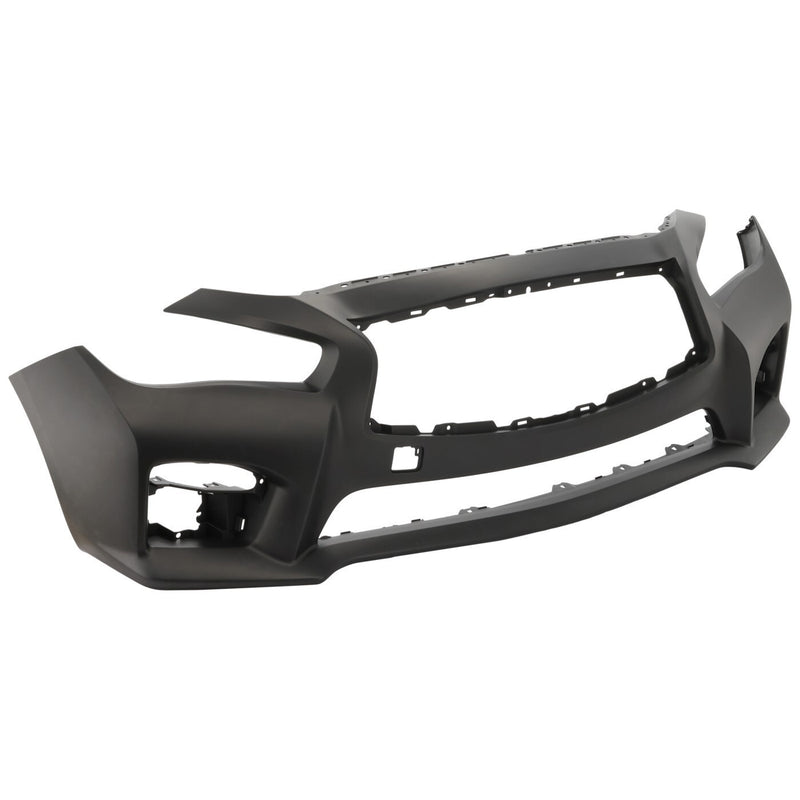 DURAFORCE New Bumper Cover Fascia Front for Infiniti Q50 2014-2017 IN1000258 620224HD0H