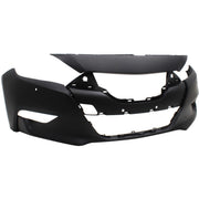 DURAFORCE Front Bumper Cover For 16-18 Nissan Maxima Primed With Parking Aid Sensor Holes