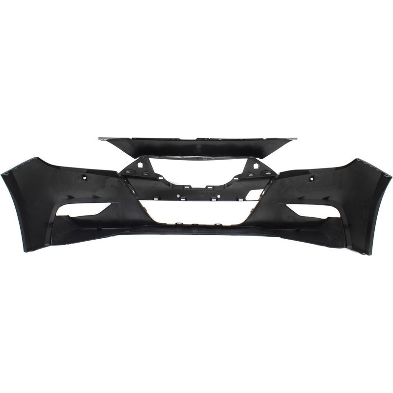 DURAFORCE Front Bumper Cover For 16-18 Nissan Maxima Primed With Parking Aid Sensor Holes