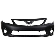 DURAFORCE NEW Primed Front Bumper Cover for 2011-2013 Toyota Corolla S and XRS TO1000373