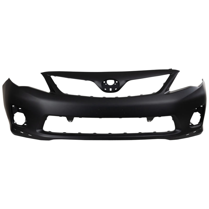 DURAFORCE NEW Primed Front Bumper Cover for 2011-2013 Toyota Corolla S and XRS TO1000373