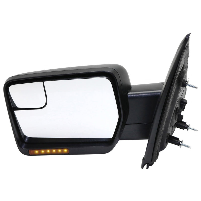 DURAFORCE Power Left Mirror For 2011-2014 Ford F-150 Heated With Signal Light Textured