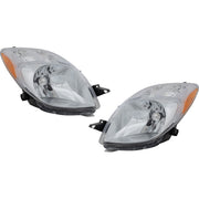 DURAFORCE Headlight Set For 2007-2008 Toyota Yaris 2 Door Hatchback 8117052601 8113052611