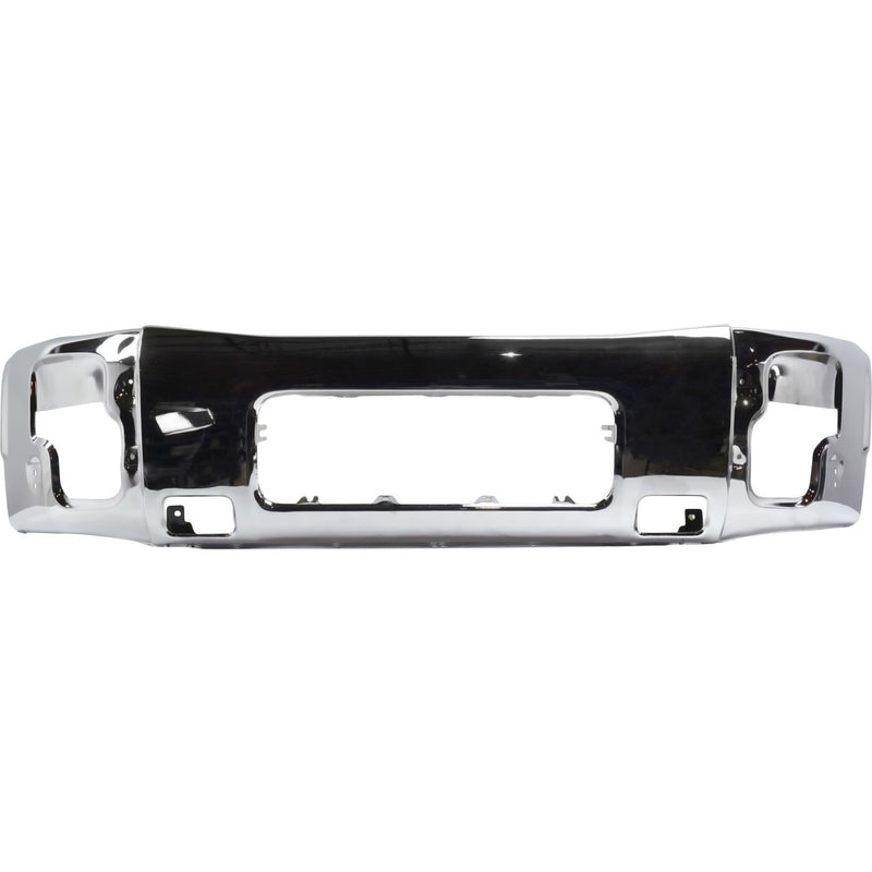 DURAFORCE Bumper For 2004-2015 Nissan Titan 2005-2007 Armada Chrome Steel Front 62022ZR08A