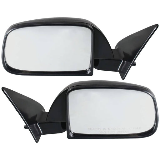 DURAFORCE Manual Mirrors Set For 1989-95 Toyota Pickup Left and Right without Vent Window