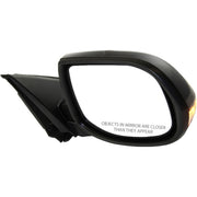 DURAFORCE Power Mirror For 2009-2014 Acura TSX Right Side Manual Folding With Signal Lamp