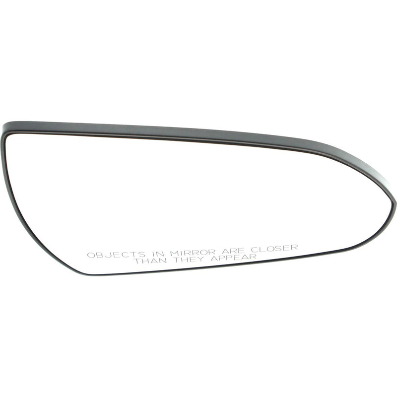 DURAFORCE Mirror Glass For 2017-2020 Hyundai Elantra Right Side with Backing Plate Convex