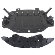 DURAFORCE Front and Center Engine Splash Shield Set of 2 For 2011-2014 Chrysler 300 RWD