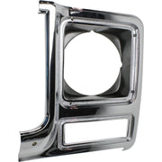 DURAFORCE Headlight Door Set For 79-80 Chevy C10 Full-Size Pickup Chrome and dark argent