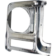 DURAFORCE Headlight Door Set For 79-80 Chevy C10 Full-Size Pickup Chrome and dark argent