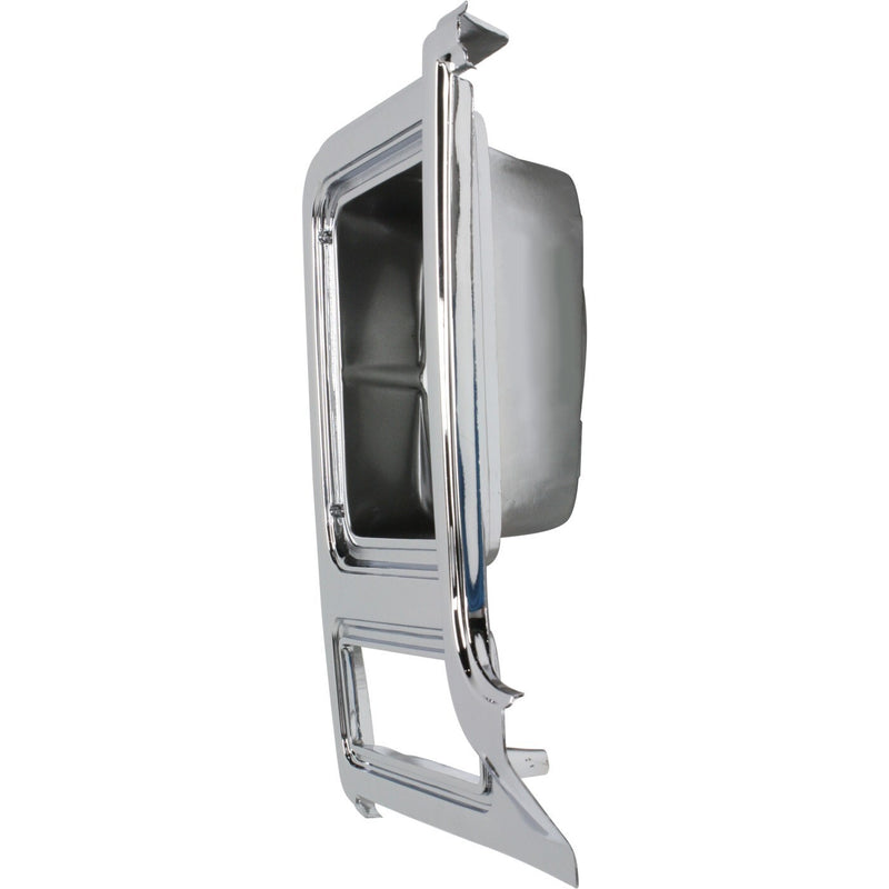 DURAFORCE Headlight Door Set For 79-80 Chevy C10 Full-Size Pickup Chrome and dark argent