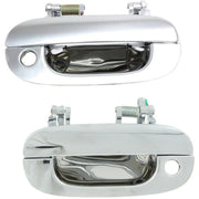 DURAFORCE Door Handle Set For 1994-2001 Dodge Ram 1500 Front Outer Chrome 2Pc