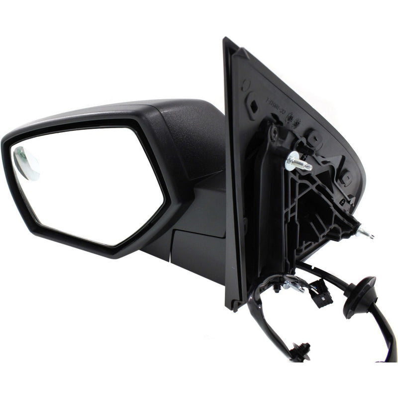 DURAFORCE Mirror For 2014-18 Chevrolet Silverado 1500 Driver Heated Textured Manual Fold