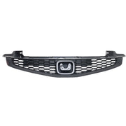 DURAFORCE Grille For 2012-2013 Honda Civic Coupe Black Plastic