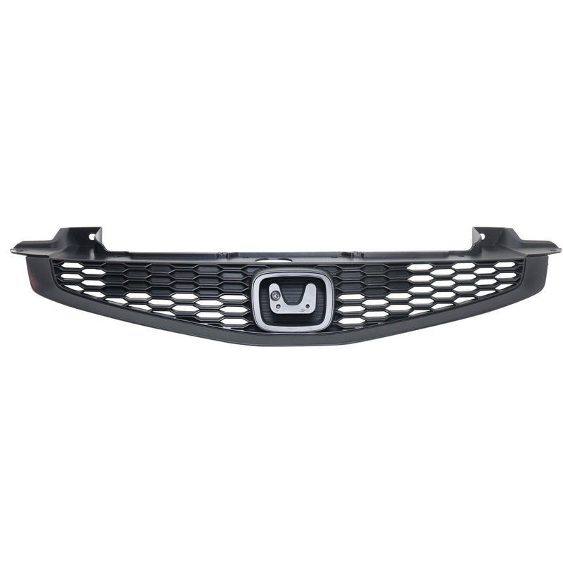 DURAFORCE Grille For 2012-2013 Honda Civic Coupe Black Plastic