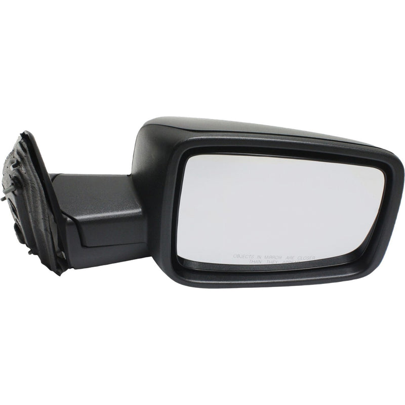 DURAFORCE Mirror For 2013-2022 Ram 1500 2500 3500 Manual Folding Right Textured Black