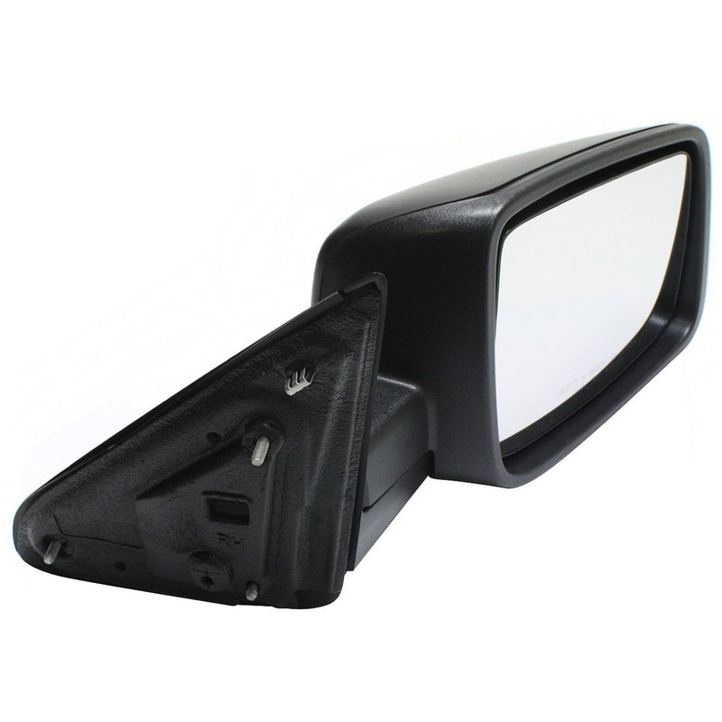 DURAFORCE Mirror For 2013-2022 Ram 1500 2500 3500 Manual Folding Right Textured Black