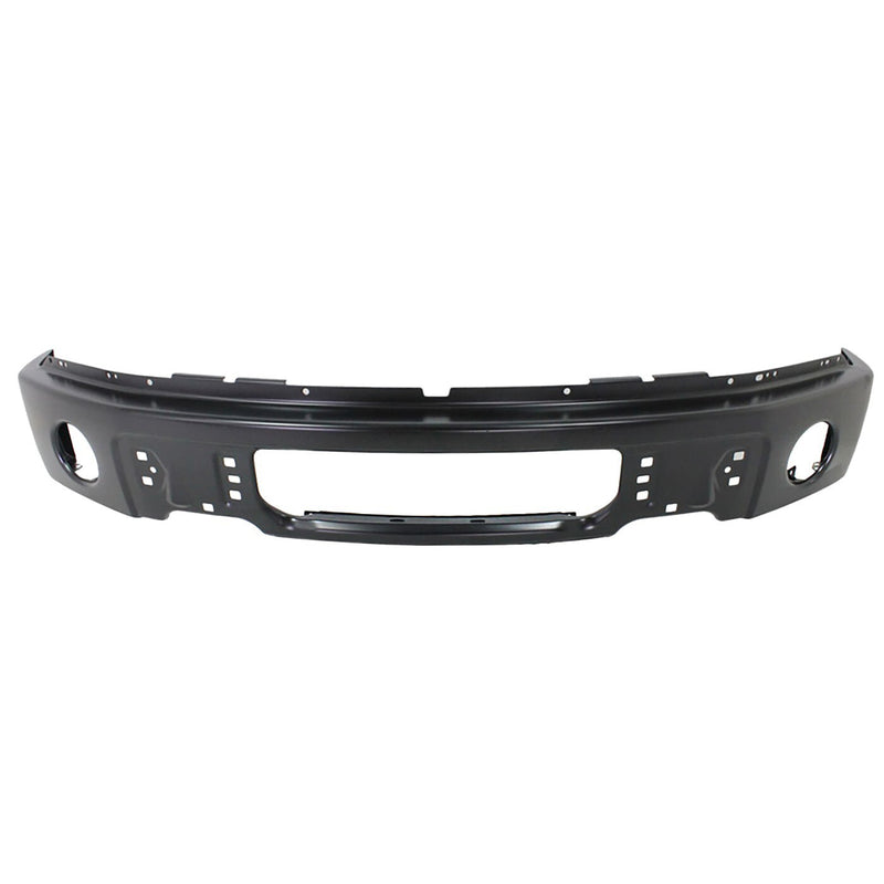 DURAFORCE Front Bumper For 2009-2014 Ford F-150 Powdercoated Black with Fog Light Holes
