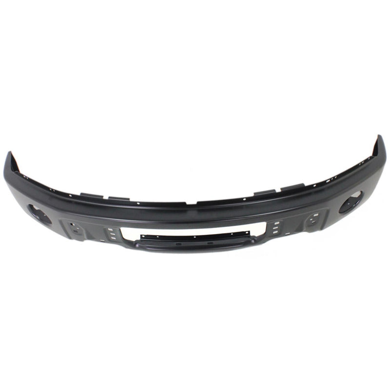 DURAFORCE Front Bumper For 2009-2014 Ford F-150 Powdercoated Black with Fog Light Holes