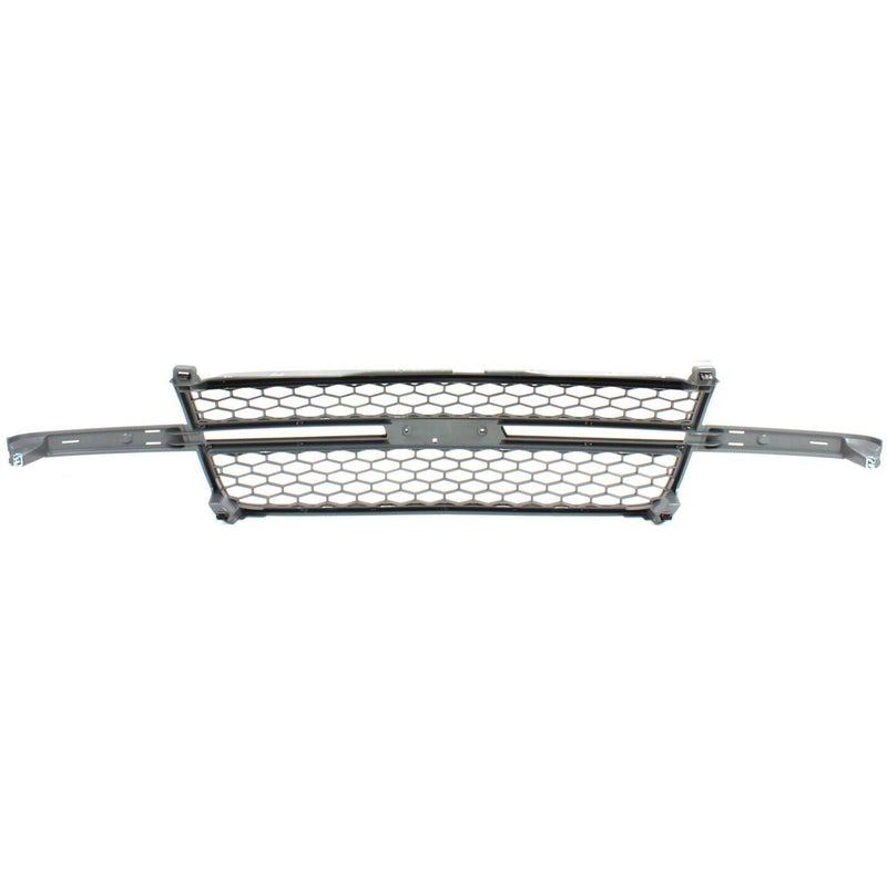 DURAFORCE Grille Assembly Kit For 03-06 Chevy Silverado 2500 HD Chrome Shell Painted Gray
