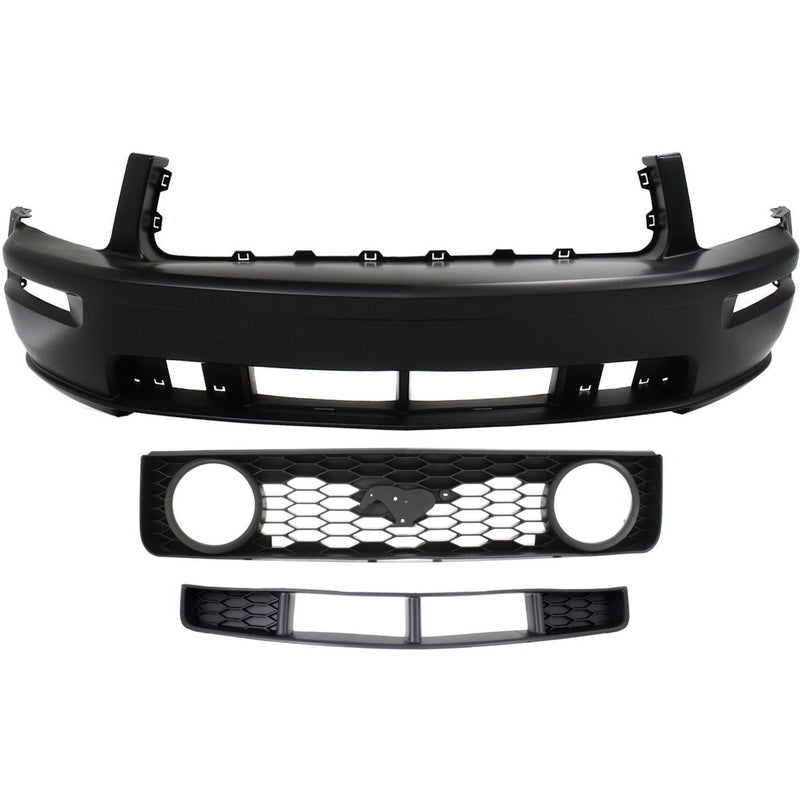 DURAFORCE Bumper Cover Kit For 2005-09 Ford Mustang GT Model 8Cyl 4.6L w/o California Pckg