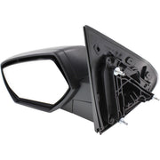 DURAFORCE Mirror For 2014-2018 Chevy Silverado 1500 Driver Side Textured Black Manual Fold
