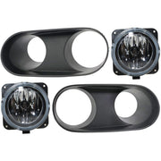DURAFORCE Fog Light Kit For 2003-04 Ford Mustang Front Left and Right with Fog Light Trim
