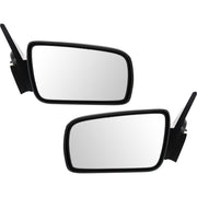 DURAFORCE Set Of 2 Mirror Power For 2005-2009 Ford Mustang Left And Right Black