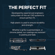 DURAFORCE Grille Grill for Chevy 14076058 Chevrolet Camaro 1988-1992