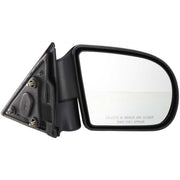 DURAFORCE Mirror Set For 1999-2004 Chevrolet S10 Left and Right Manual Fold Textured Black