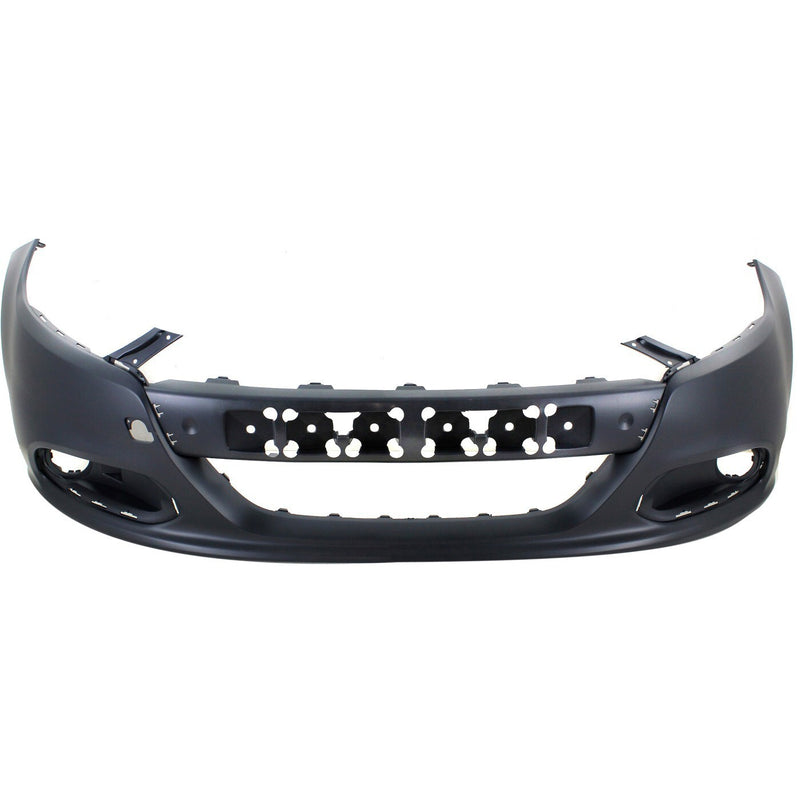 DURAFORCE Front Bumper Cover For 2013-2016 Dodge Dart w/ fog lamp holes Primed