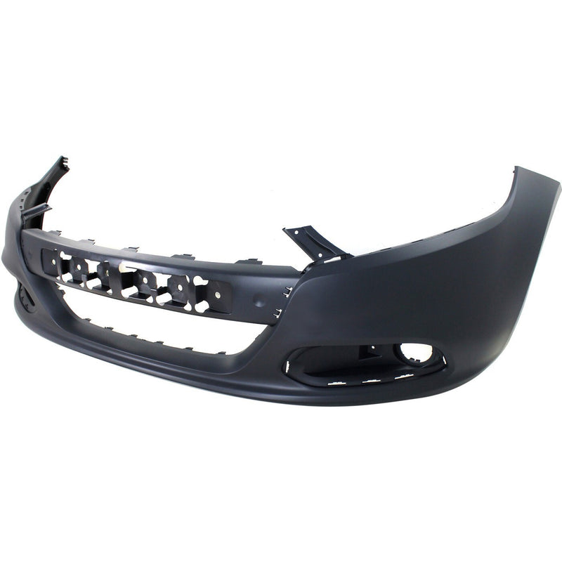 DURAFORCE Front Bumper Cover For 2013-2016 Dodge Dart w/ fog lamp holes Primed