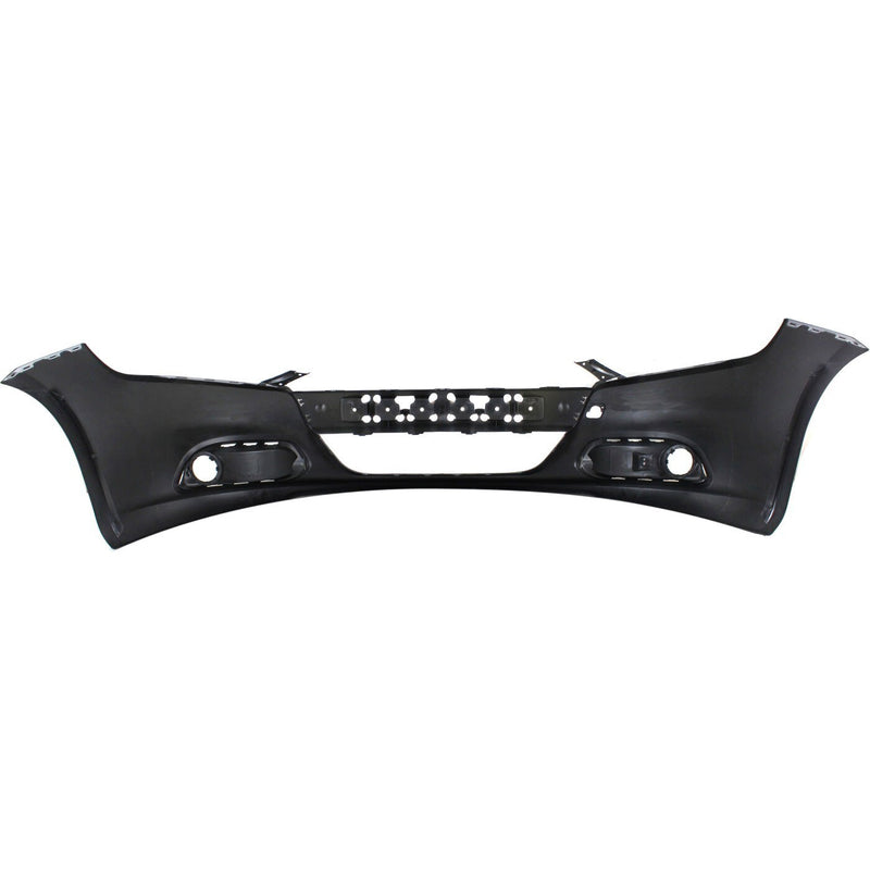 DURAFORCE Front Bumper Cover For 2013-2016 Dodge Dart w/ fog lamp holes Primed