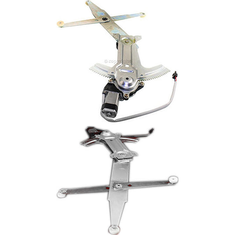 DURAFORCE Power Window Regulator Set For 1993-2002 Chevrolet Camaro Front With Motor