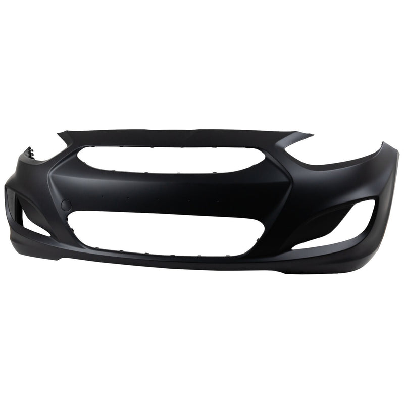DURAFORCE Primed Front Bumper Cover For 2012-2014 Hyundai Accent Sedan/Hatchback HY1000188