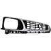 DURAFORCE Grille For 95-96 Toyota Tacoma Chrome Shell w/ Black Insert Plastic